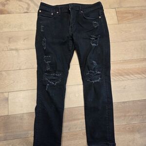 American Eagle Outfitters Black Denim Pants